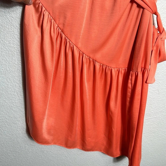 BCBGMaxAzria Keli One Shoulder Asymmetrical Maxi Womens Dress Size Small - Picture 5 of 14